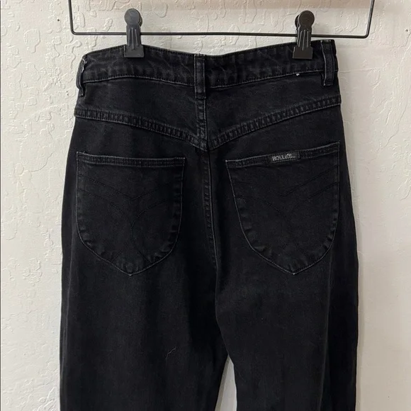 Rolla’s Black Elle Super High Rise Relaxed Jeans Aussie 8 US 26 - Picture 7 of 8